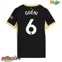 Camiseta Manchester City Marc Guehi #6 Visitante Equipación para mujer 2026-27 manga corta